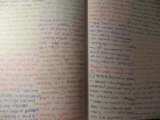 100 Ways To Be Creative: Write In Different Color Inks - Uncustomary