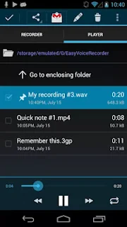 تحميل النسخة المدفوعة Easy Sound Recorder Pro مجانا للاندرويد