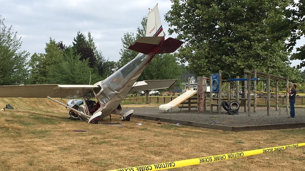 Kathryn's Report Landing Area Overshoot Cessna 172A, N7243T; accident