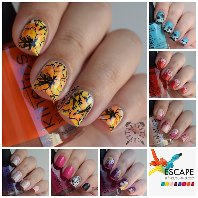 The Clockwise Nail Polish: Kinetics Escape 2017 Spring/Summer Collection Nail Art