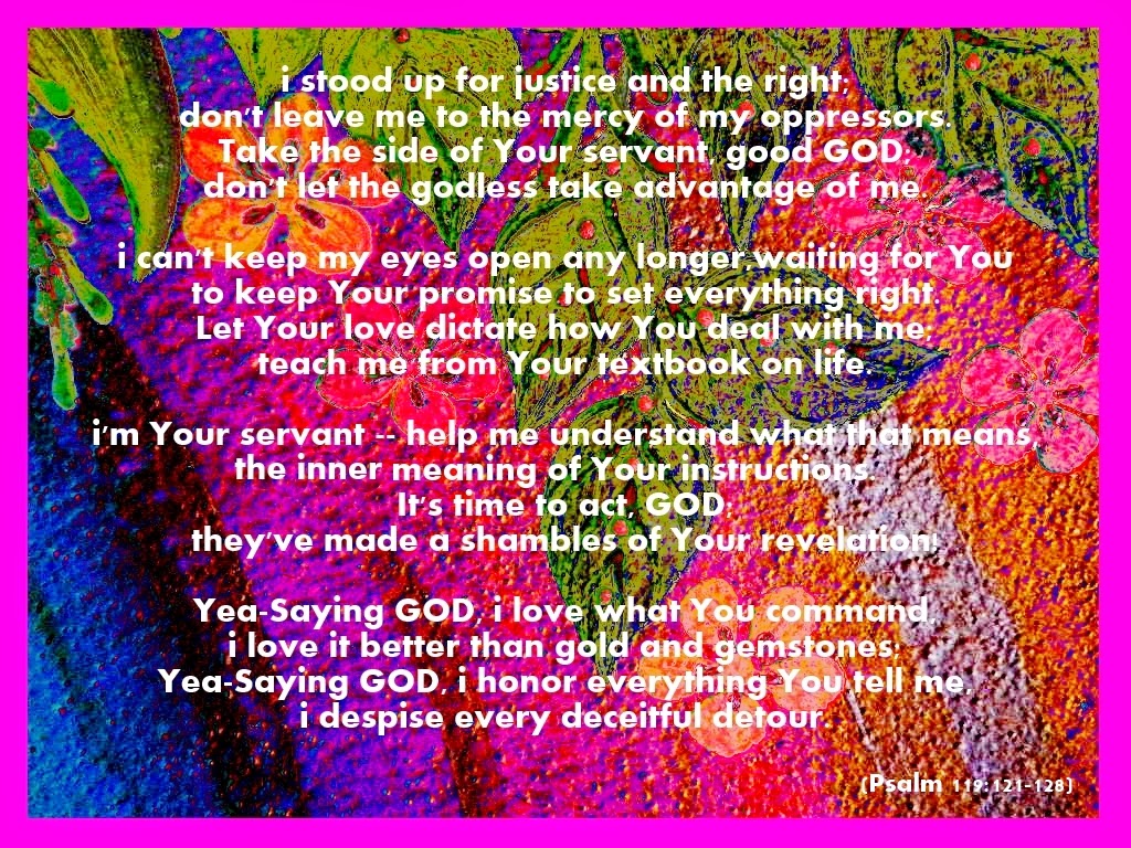 Ad For GOD One Message At A Time PSALM 119 The MESSAGE Translation ad-for-god-one-message-at-a-time-psalm-119-the-message-translation