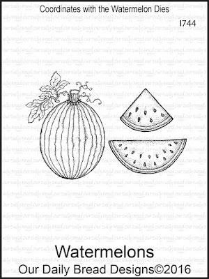 Our Daily Bread Designs Stamp Set: Watermelons