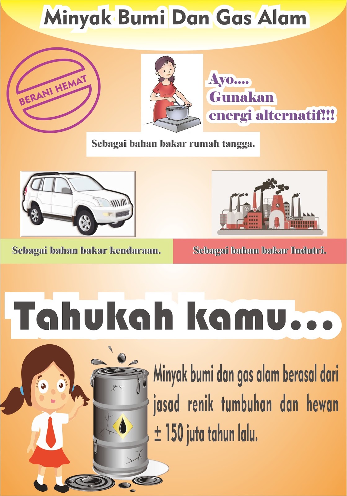35+ Trend Terbaru Poster Hemat Bahan Bakar Minyak Alauren Self