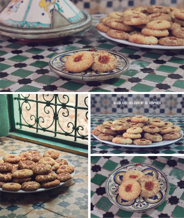 Oriva - galletas de té árabe - taller de cocina Marrakech