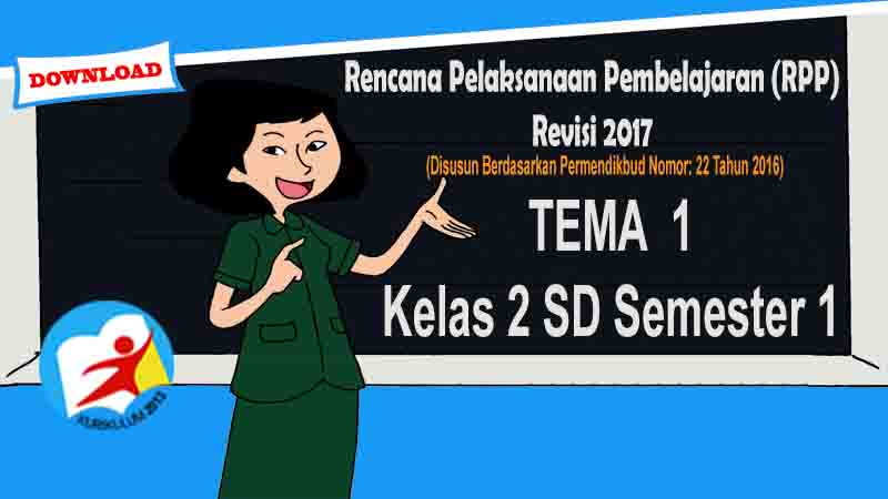 RPP Tematik Kelas 2 SD Tema 1 Kurikulum 2013 Revisi 2017