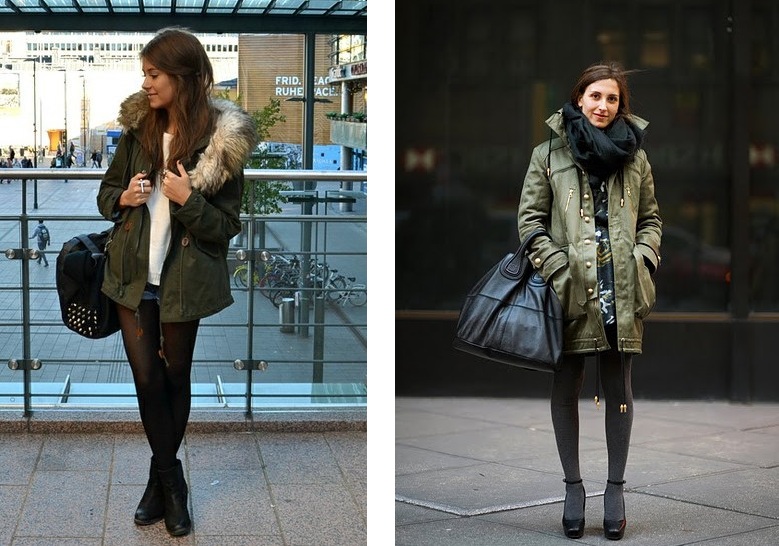 Парка с юбкой