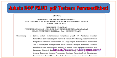 Download Juknis BOP PAUD 2019 pdf Terbaru