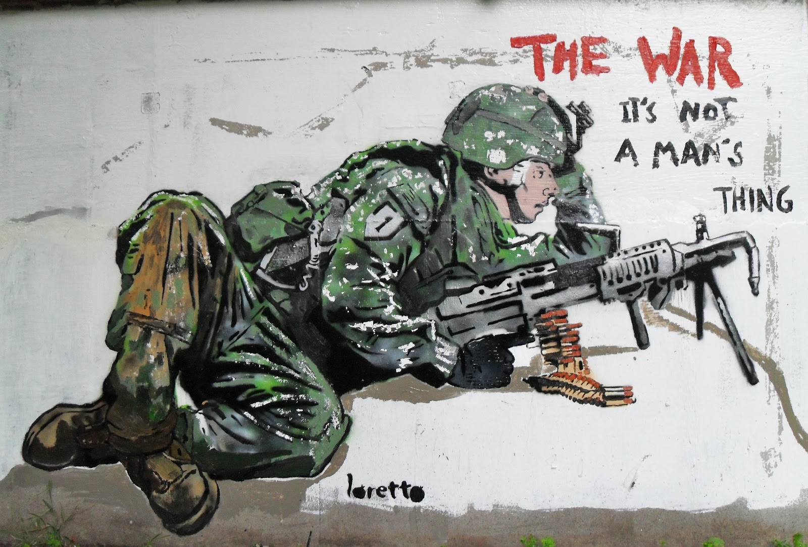 loretto art, street art in london hi, I'm also looking for works of