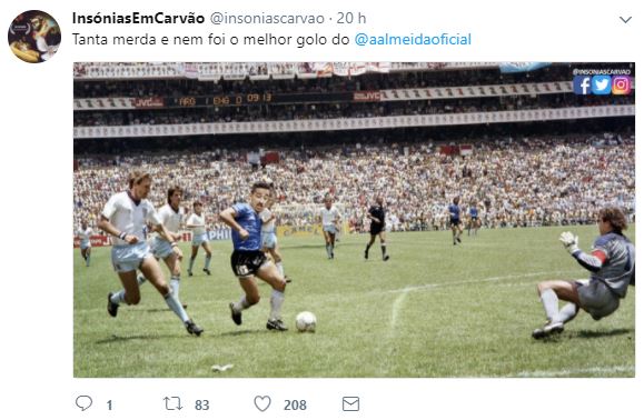 André Almeida e Diego Maradona André Almeida e Diego Maradona