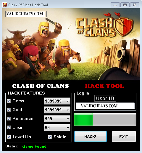 Clash of clans hack no survey