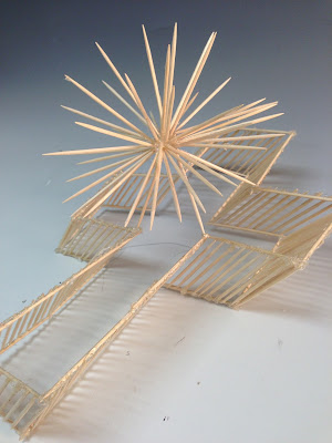 Adventures of Creativity.: Student Work: Toothpick structures