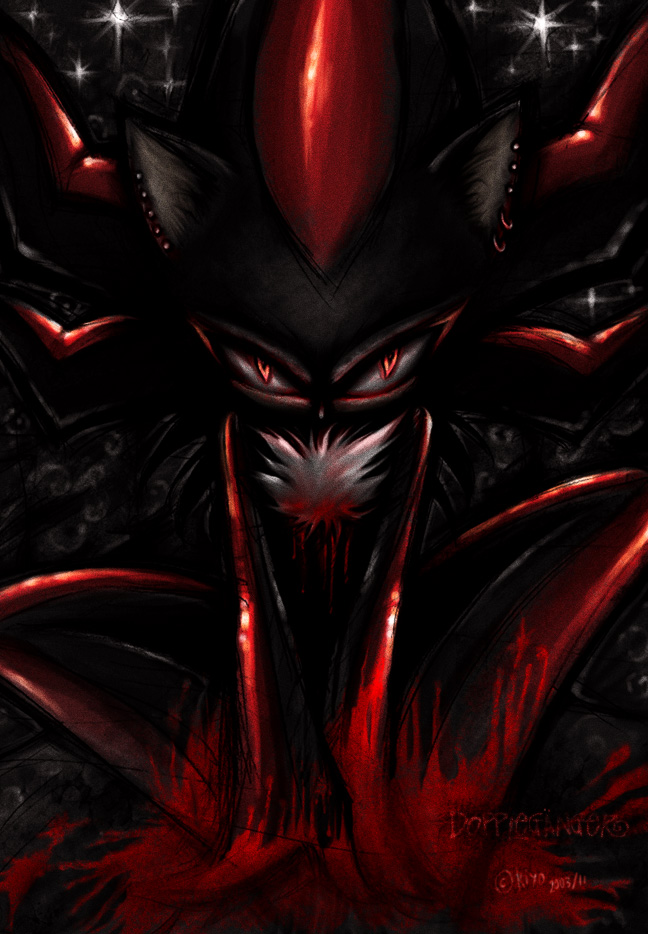 shadow the hedgehog blood