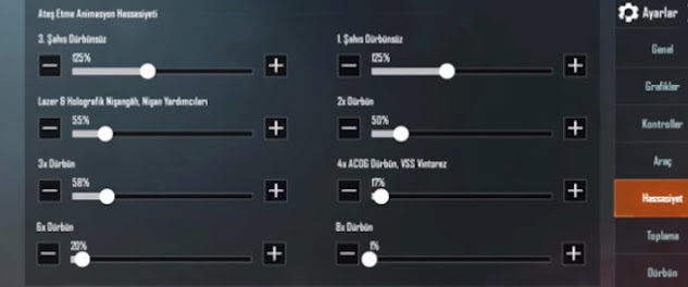 PUBG Mobile Hassasiyet Ayarları 2021! PUBG Mobile Hassasiyet Ayarları 2021!