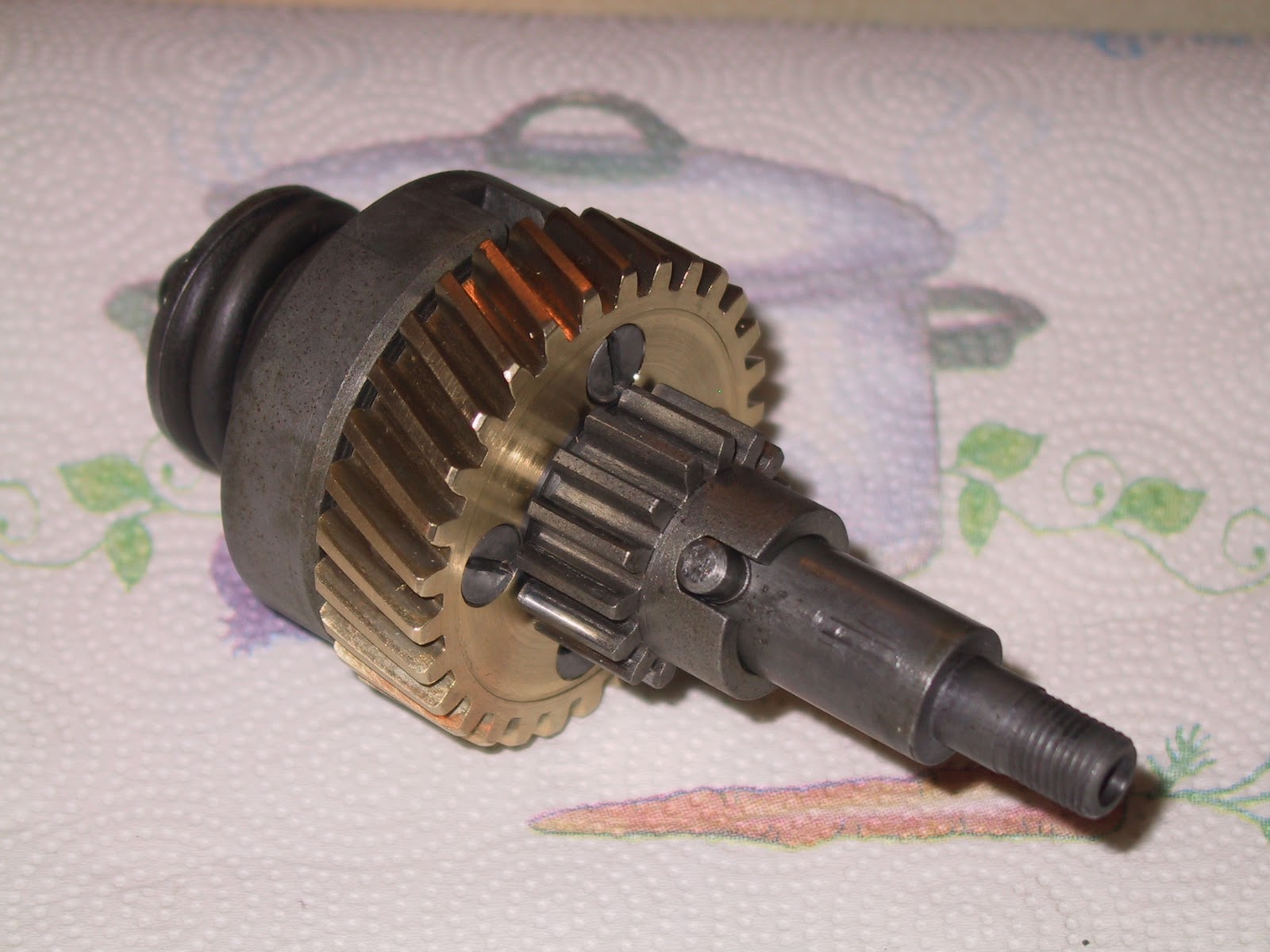 Hobart A200 Overhaul Assembling the Worm Wheel/Shaft Assembly