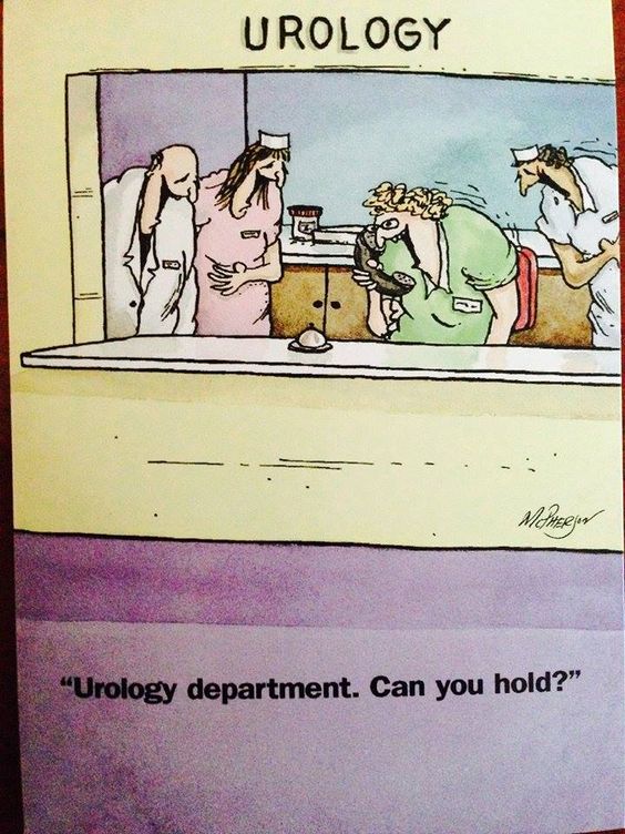 Health Humor Central: When holding is the problem...