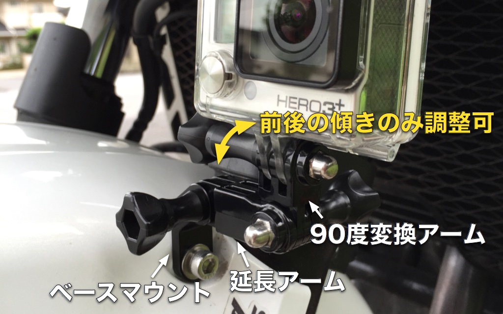 マウントの鬼 理想のgoproマウントを追い求めて自作に走る スピード狂の自作マニア