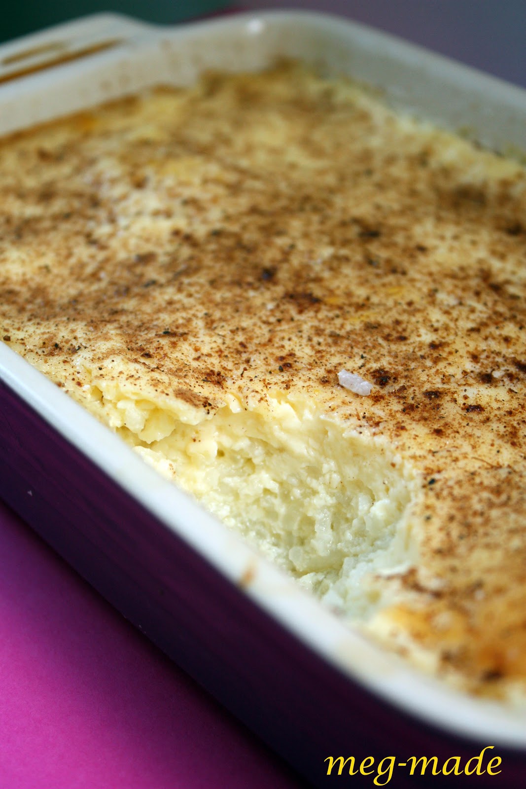 megmade Classic Baked Rice Pudding...and...Apple Crumble Rice Pudding