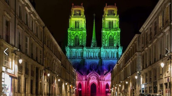 LE VOYAGE DE FRANCE, DRESSÉ POUR LA COMMODITÉ DES FRANÇAIS ET ÉTRANGERS -  Cathedrale_orleans_1