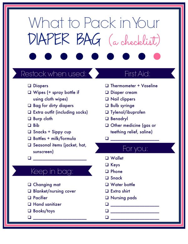 Laura s Plans A Perfectly Packed Diaper Bag Laura s Plans A Perfectly Packed Diaper Bag