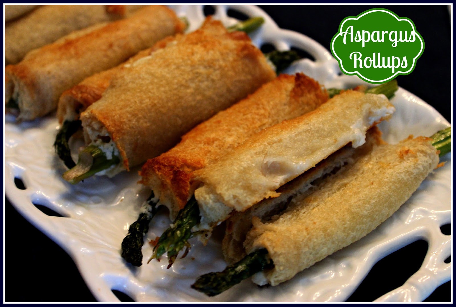 Sweet Tea and Cornbread Asparagus Rollups!