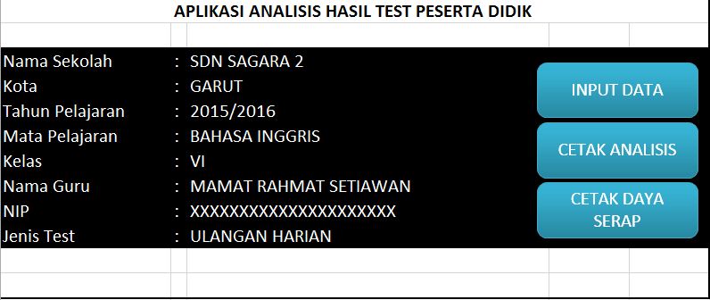 Aplikasi Analisis Hasil Ulangan Siswa Gratis Guru Galeri