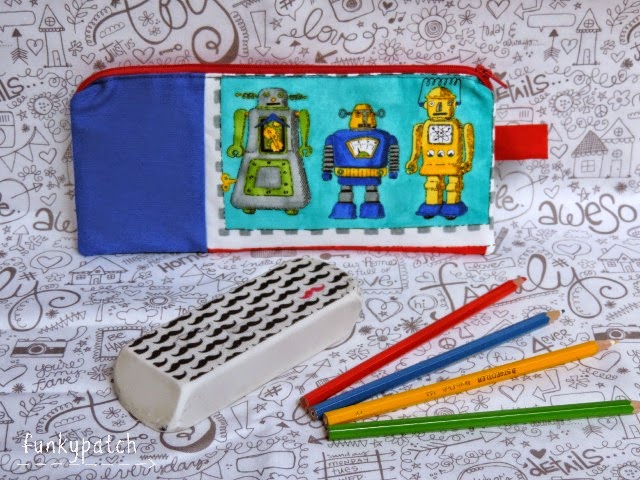 Estuche lapicero hecho a mano