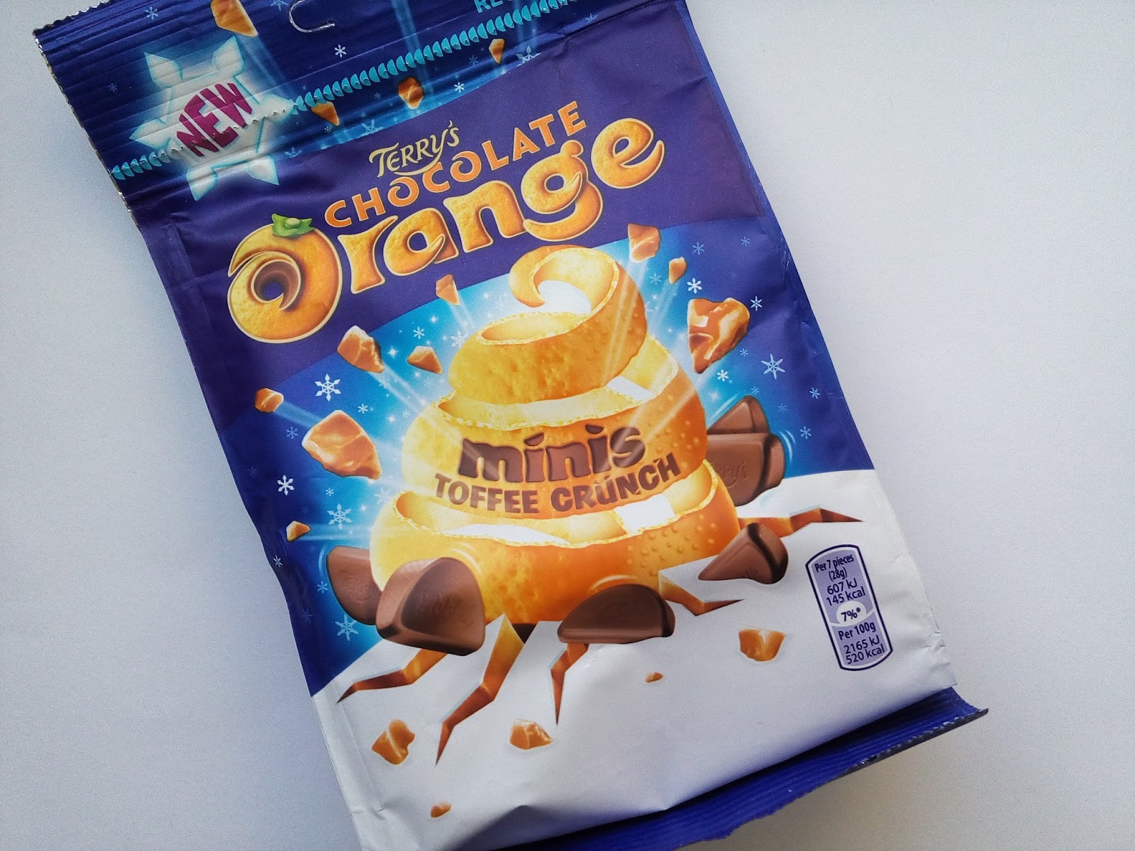 Terry's, Chocolate Orange minis Toffee Crunch Magia Cukru