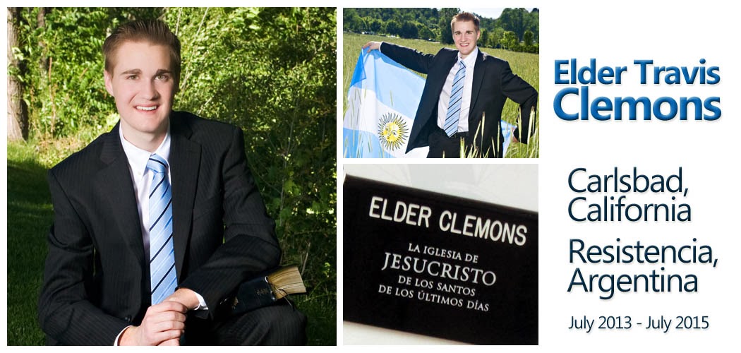 Elder Travis Clemons- Resistencia, Argentina Mission