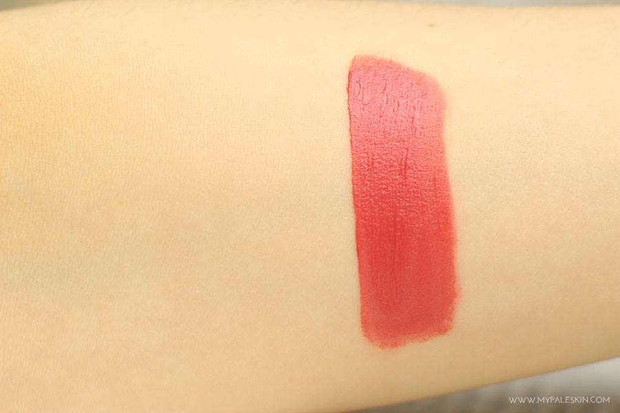 bourjois rouge edition velvet, happy nude year, review, swatch, pink, nude, review, my pale skin, test, em ford