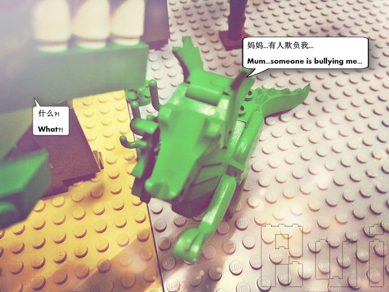 Lego Complaint - Complaining to his mother