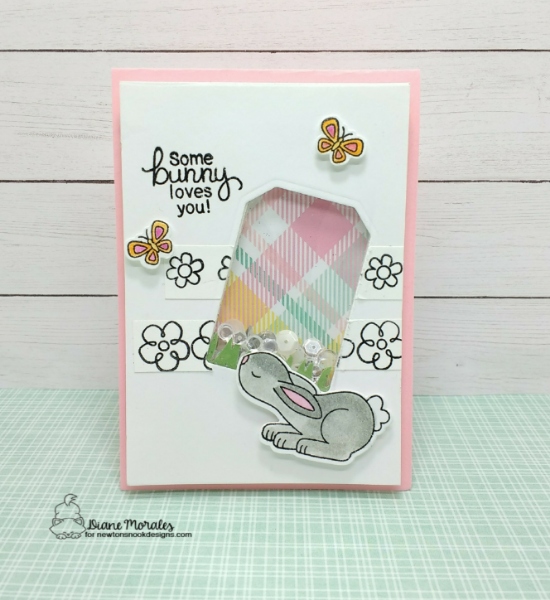 Some bunny love you by Diane features Bitty Bunnies, Hello Spring, and Tags Times Two by Newton's Nook Designs; #newtonsnook