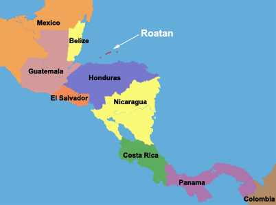 Geografía de Honduras; pais de America Latina