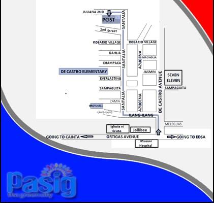  PCIST map