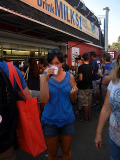 All you can drink milk for $1 at the Minnesota State Fair in Minneapolis