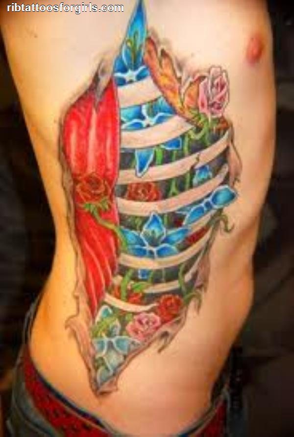 13 Rib Tattoos For Women Big Background