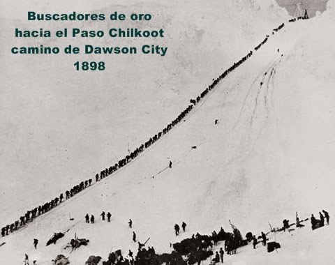 hechos impotentes sobre la fiebre del oro de Klondike