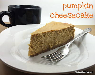 The BEST Pumpkin Cheesecake! 