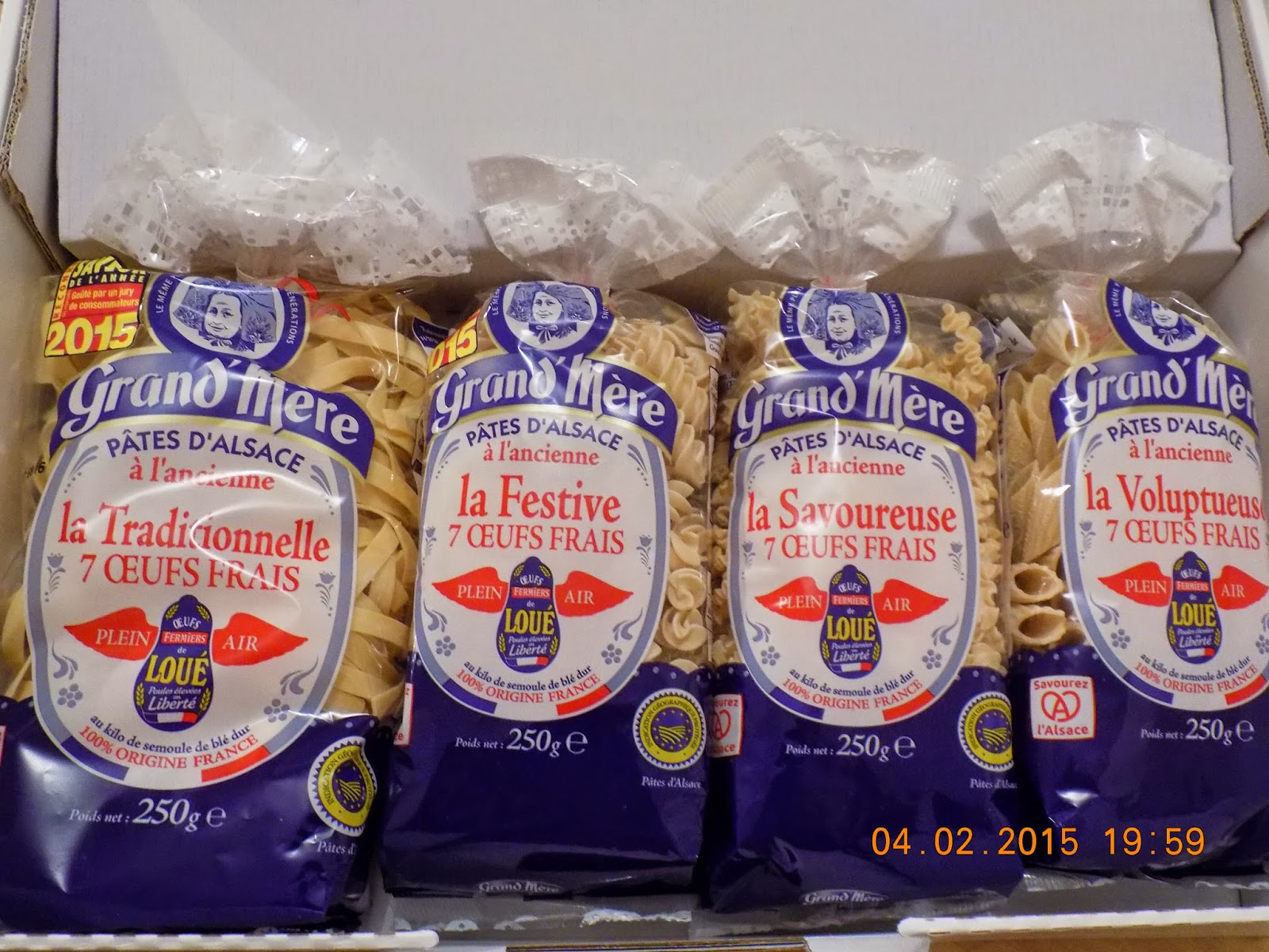 Une Coccinelle En Cuisine NOUVEAU PARTENAIRE GRAND'MÈRE (PÂTES D'ALSACE)