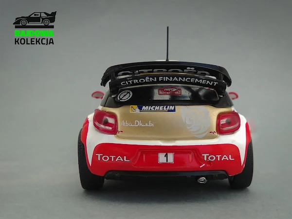 IXO Eaglemoss Citroen DS3 WRC, Zwycięzca Rajdu Monte-Carlo 2013