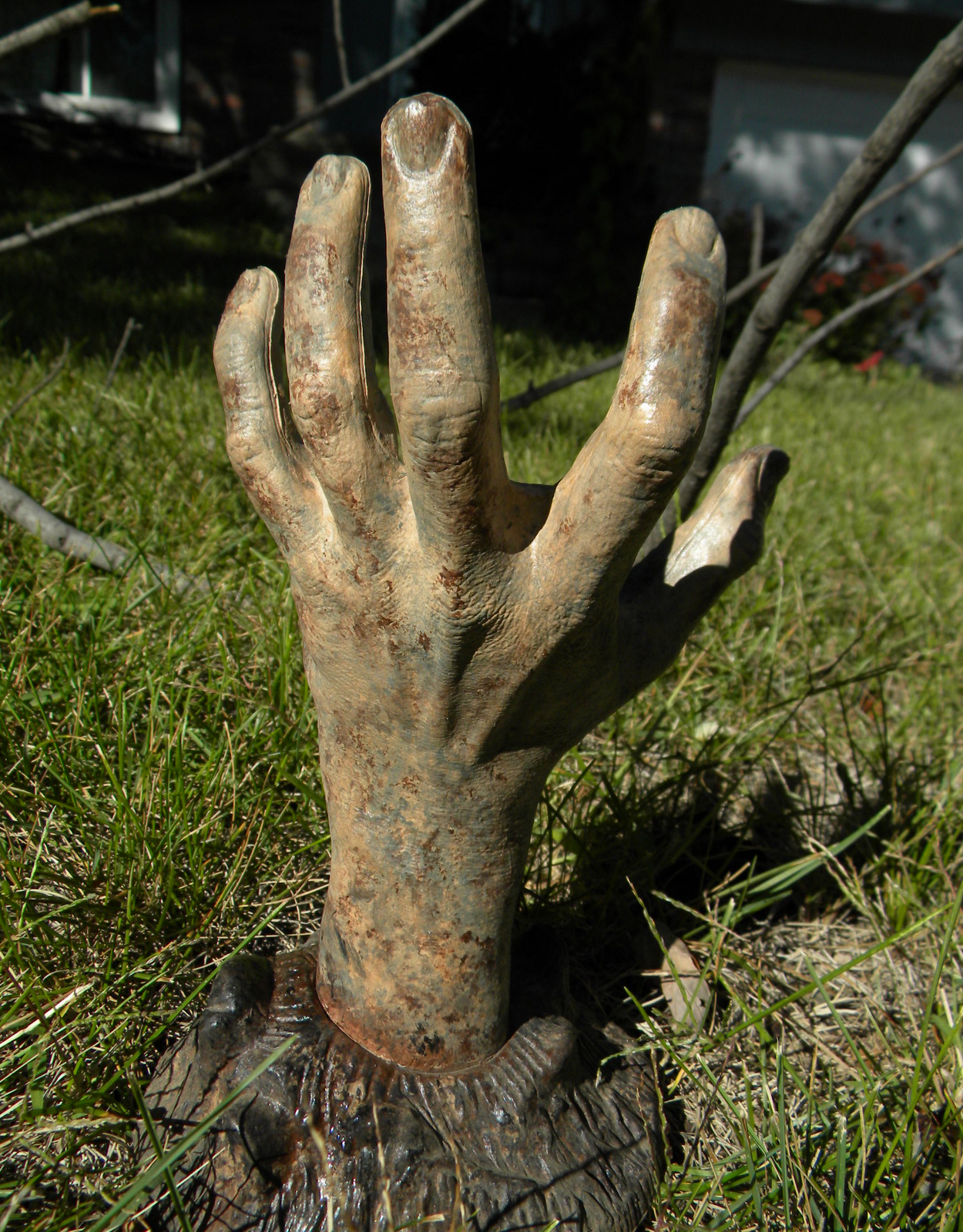 Introverted Wife Zombie Hand Paint Job