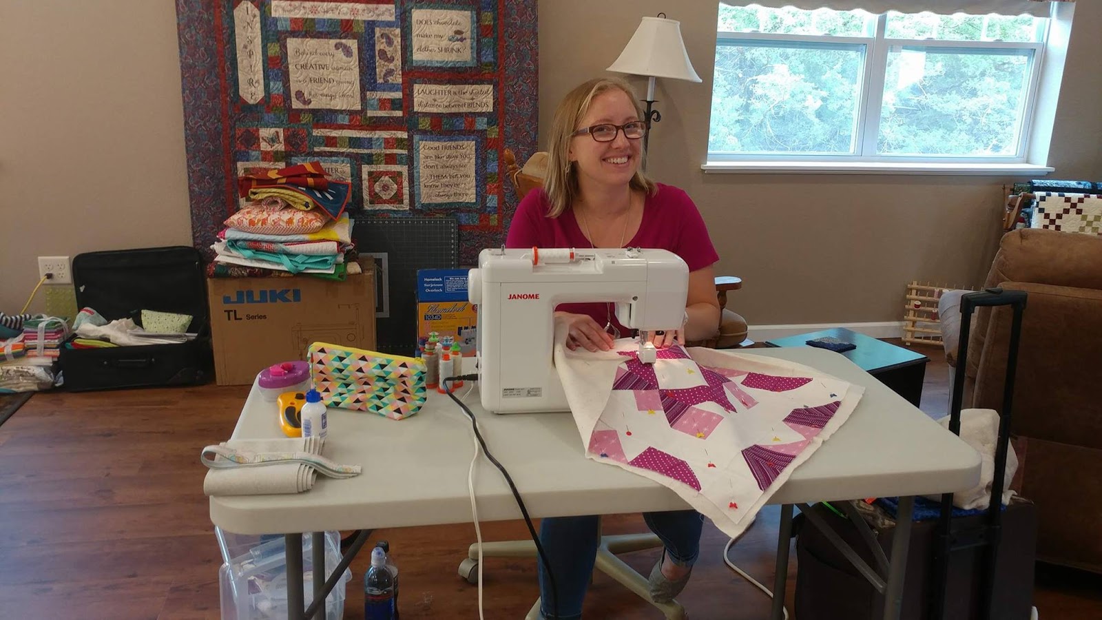 Slice of Pi Quilts Retreat Sewing