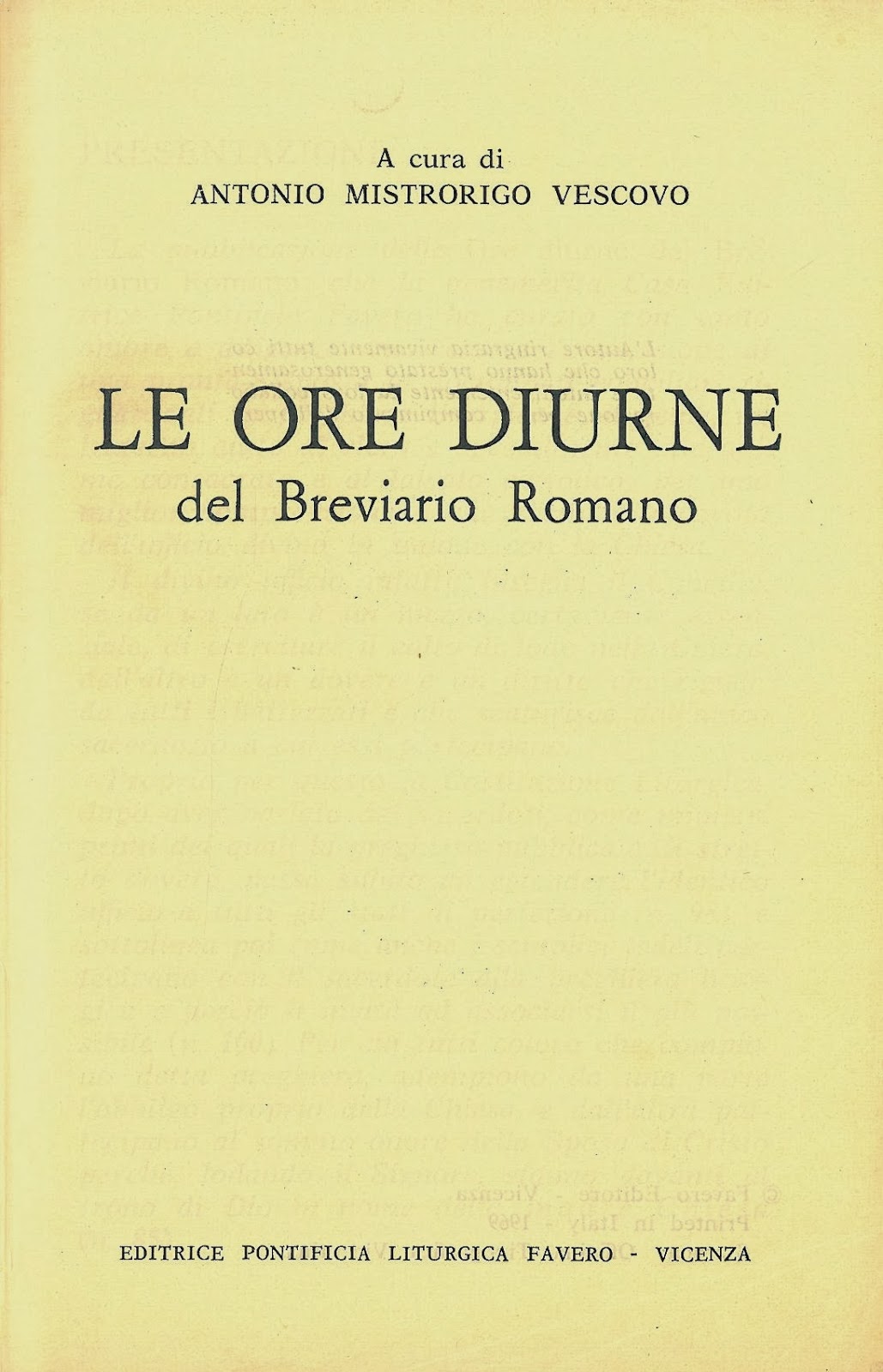 Le pagine di don Camillo Breviario Romano Tradizionale tradotto in