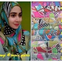 Kerudung paris motif model terbaru