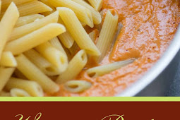 Vegan Pasta With Roasted Red Pepper Sauce