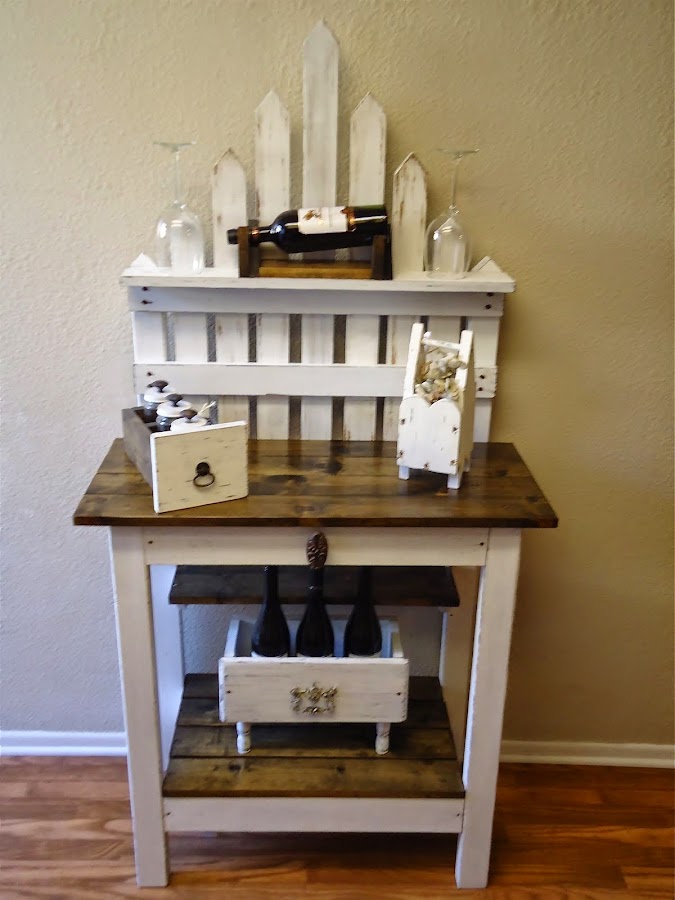 Picket Fence Accent Table - SOLD