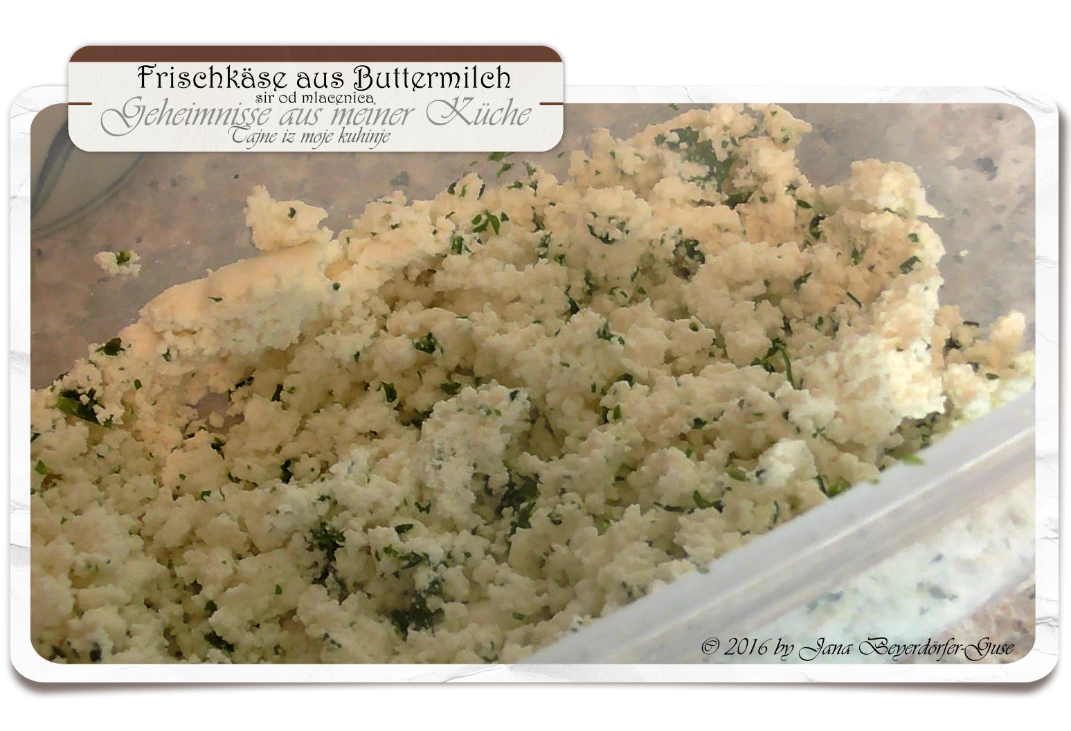 Janas Steinzeit: (Video) Frischkäse aus Buttermilch * Sir od mlaćenica