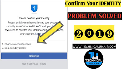How to Open Confirm Identity Problem Facebook Account 2019