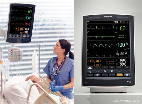 Mindray V Series Patient Monitor. Streamlined patient care.