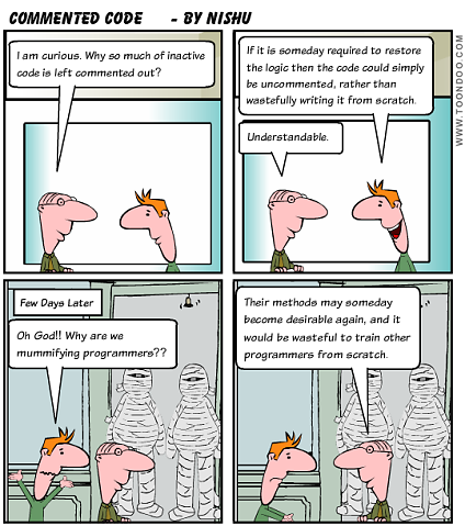 The case of dead cod(er)