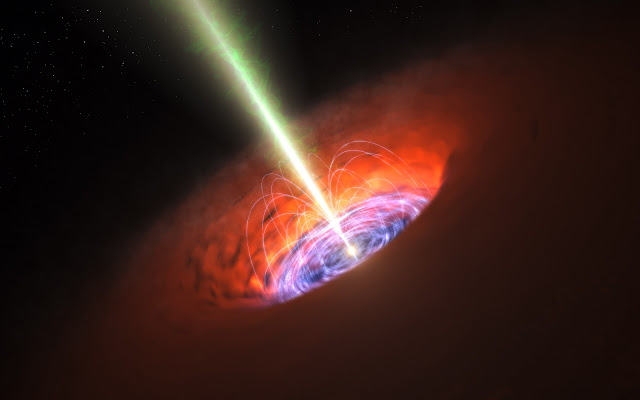 Supermassive Black Hole at the centre of a galaxy
